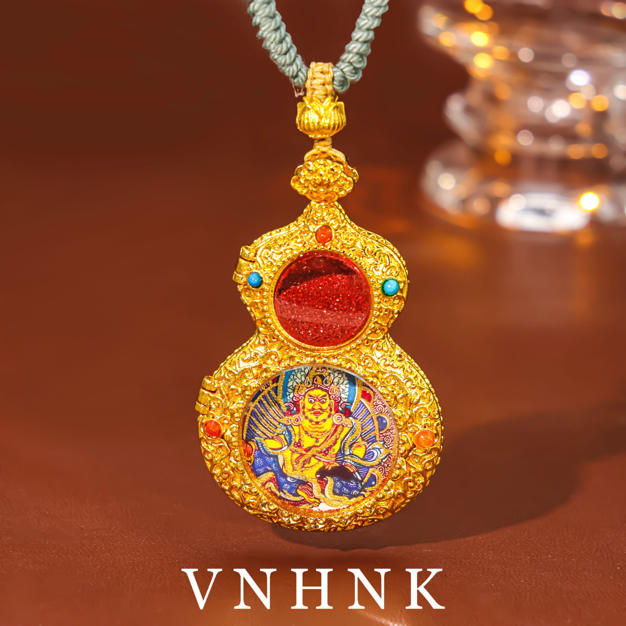 天然辰砂美可儿   M675   金色(62cm)时尚气质朱砂项链预售