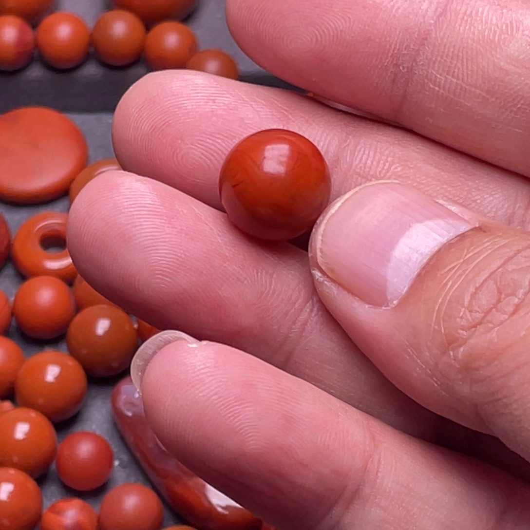 我***拽南红玛瑙未镶嵌圆珠