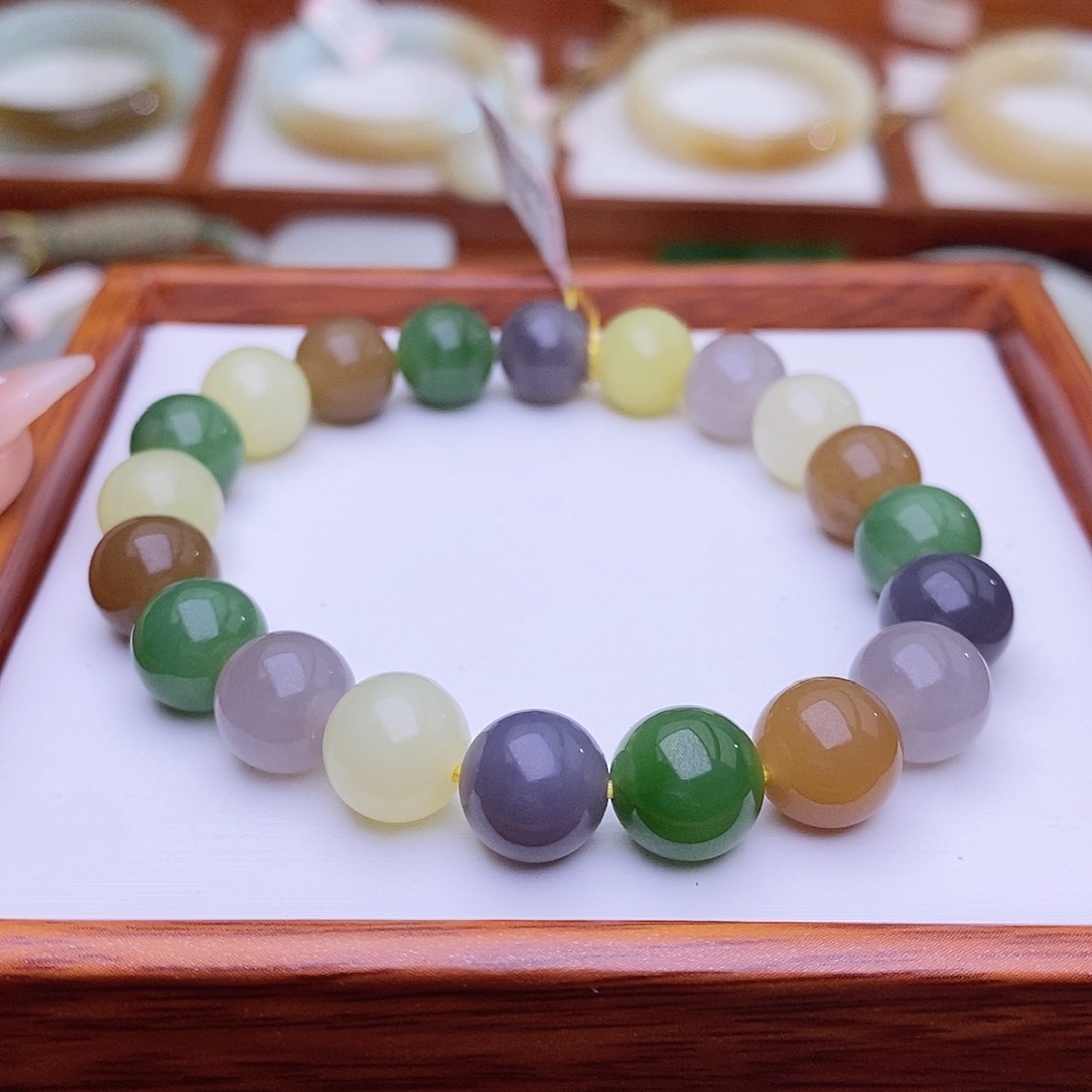 手串未镶嵌和田玉10mm 