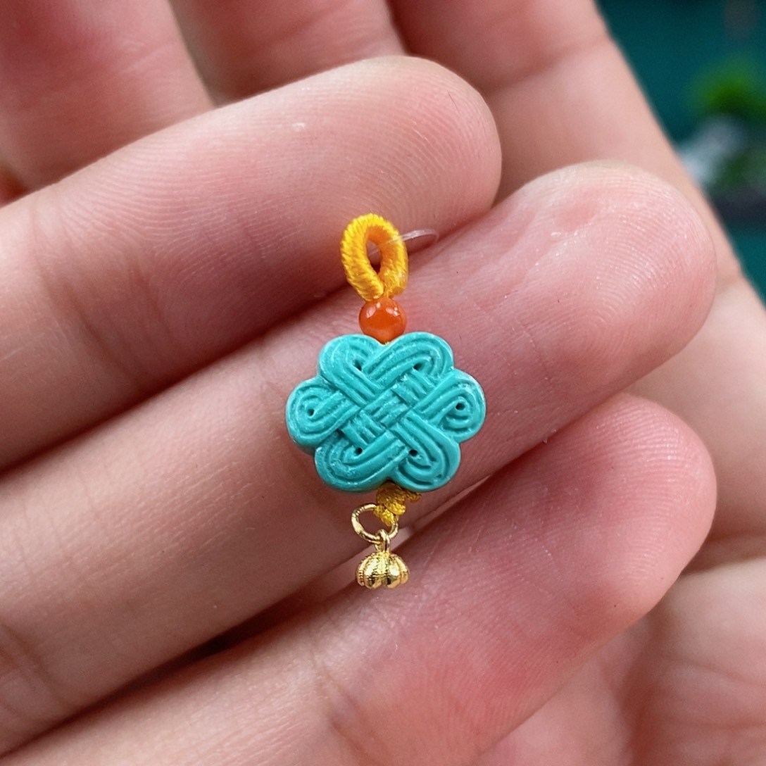 绿松石珠宝奇石18K金镶嵌