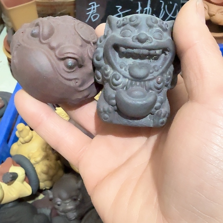 紫砂茶宠雕塑瑕疵茶宠