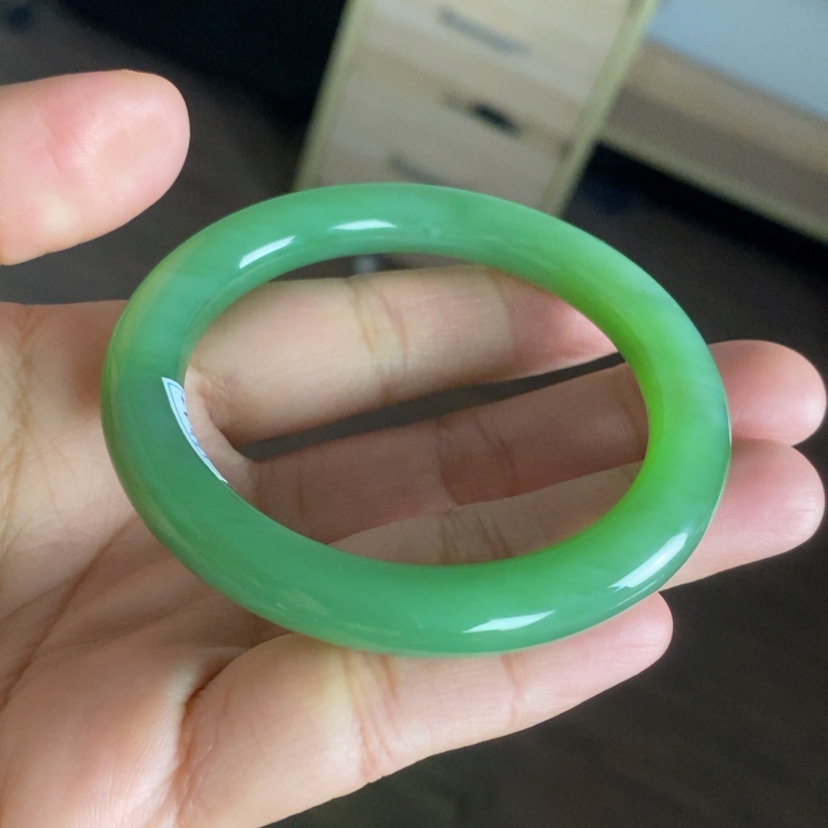 【闪购商品】未镶嵌手镯和田玉（碧玉）