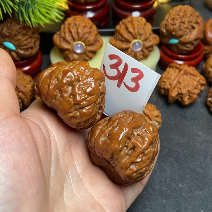 文玩核桃把件38蛤蟆313