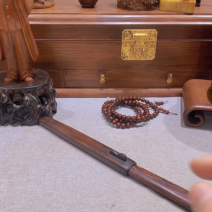 花梨木类胡**画裁纸刀老海黄