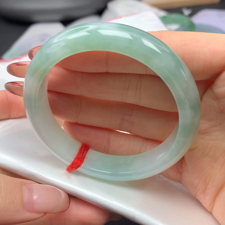 翡翠手镯未镶嵌54正圈