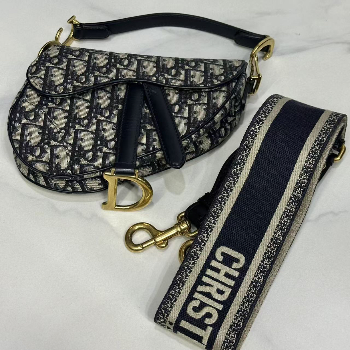 95新 DIOR/迪奥 马鞍包17cm/0485091315