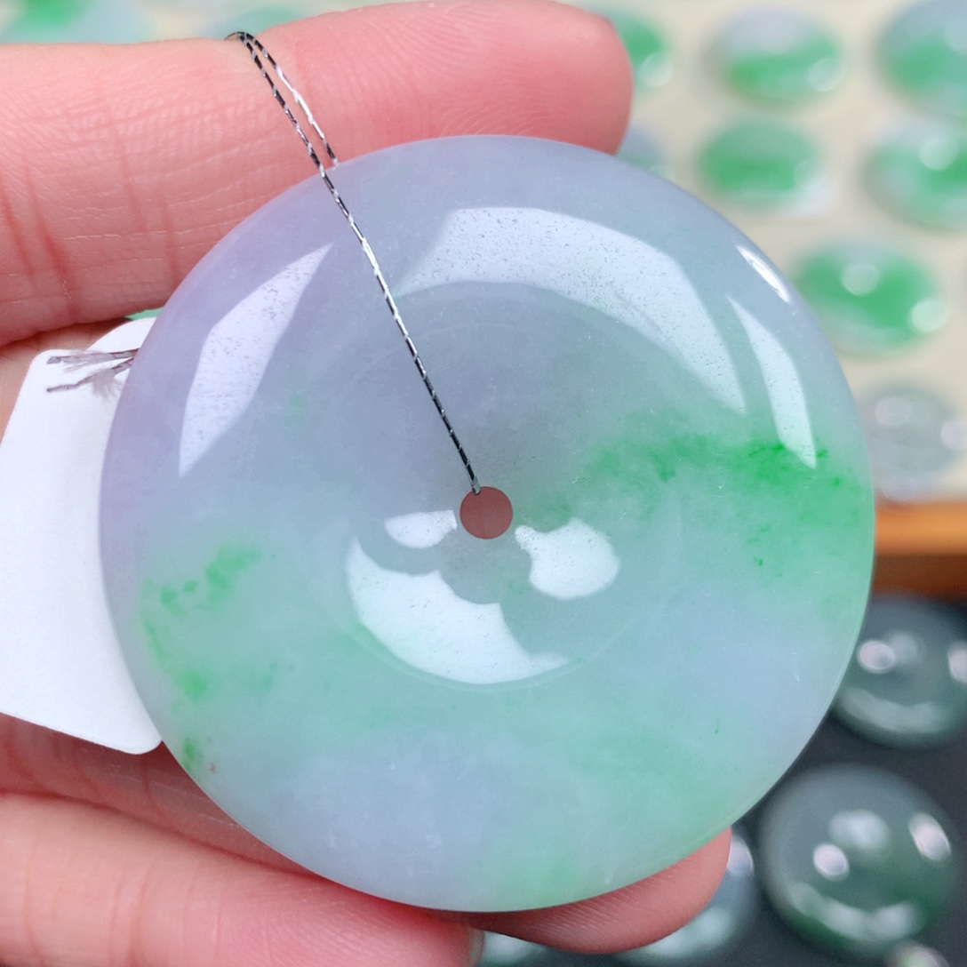 翡翠未镶嵌颈饰43-6.9