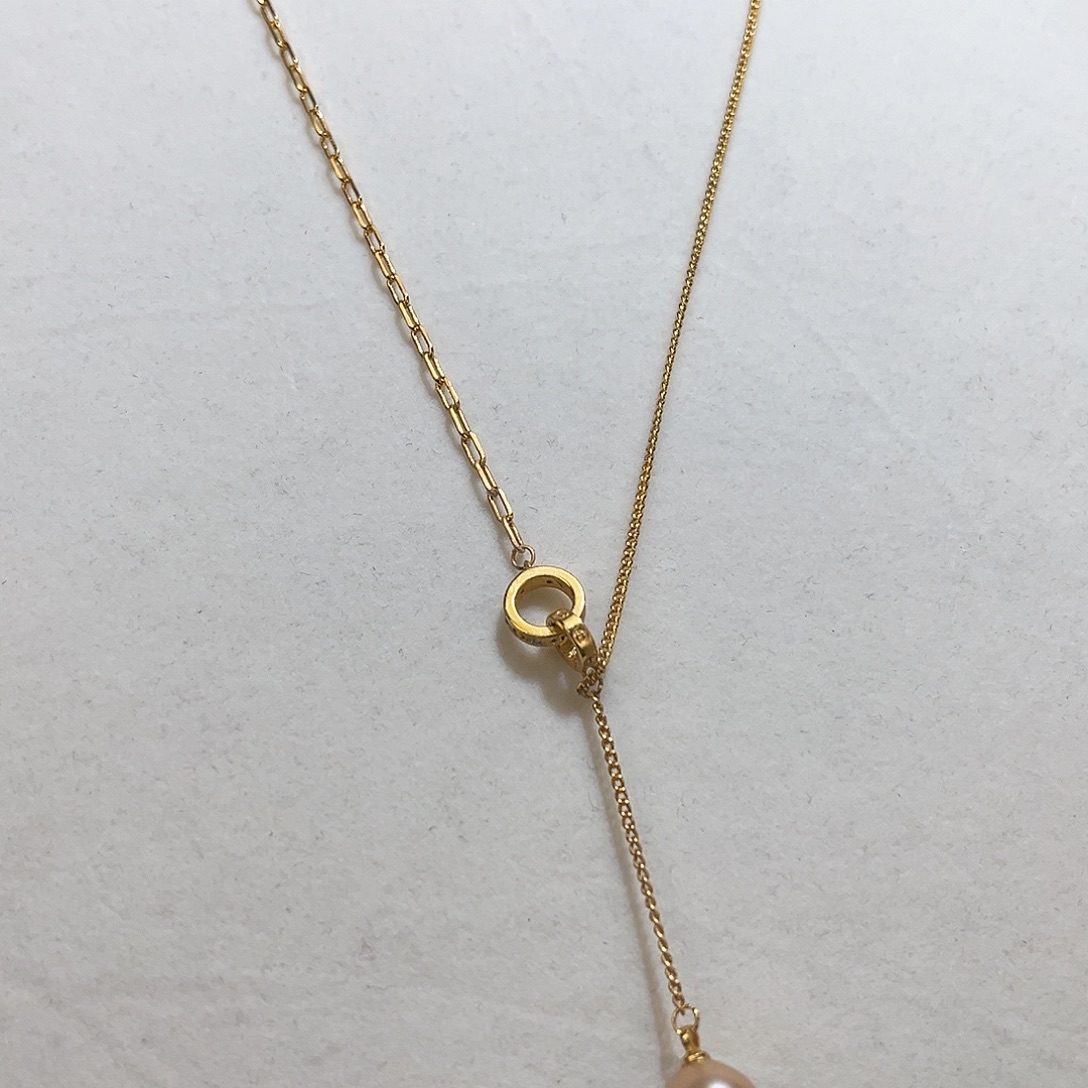 淡水珍珠颈饰银S925镶嵌