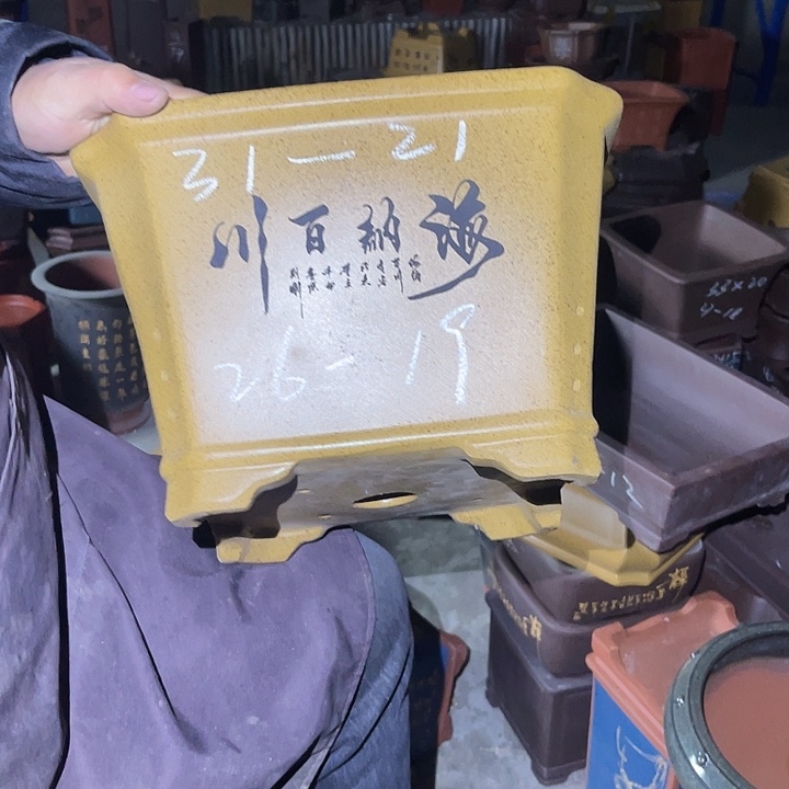 紫砂花盆紫砂等传统