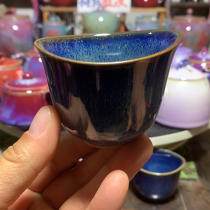 ****姨壶纯手工手签款元宝杯