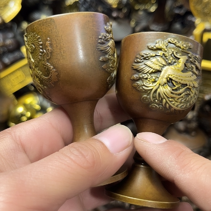 顺顺利利，铜器摆件