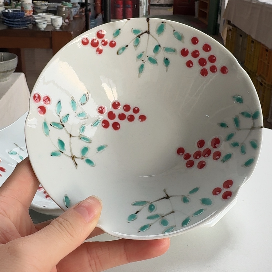 瓷德七窑手绘15厘米五方押钵