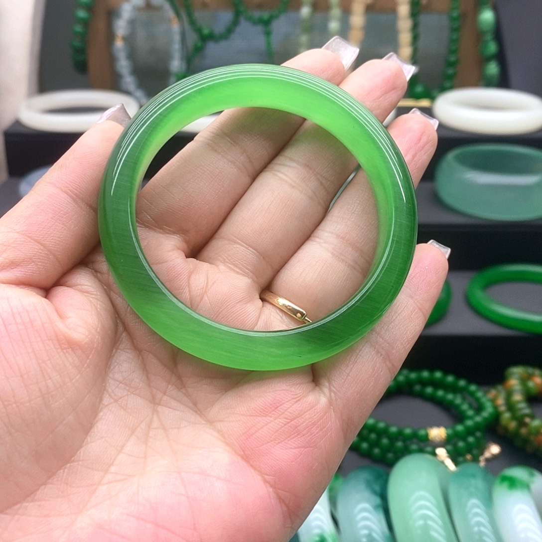 珐琅非金属精美百搭猫眼款53-55