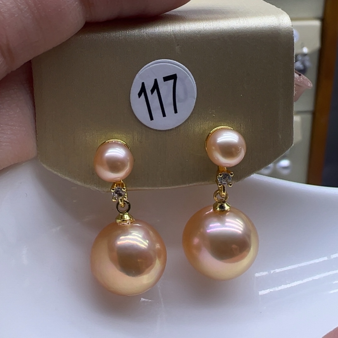 淡水珍珠耳饰未镶嵌