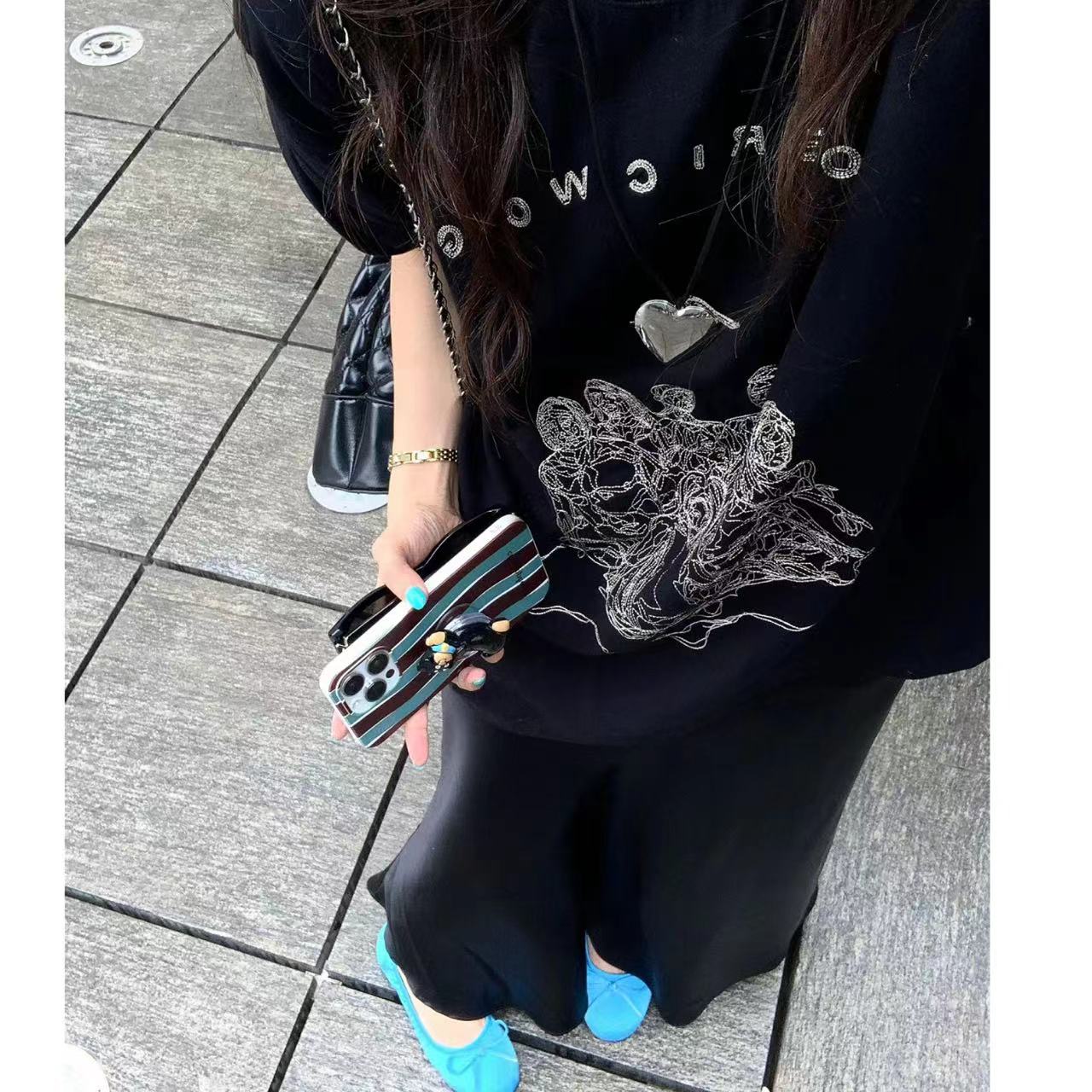 徐秋阳  高光鱼尾裙   休闲百搭夏季显瘦舒适连衣裙9323