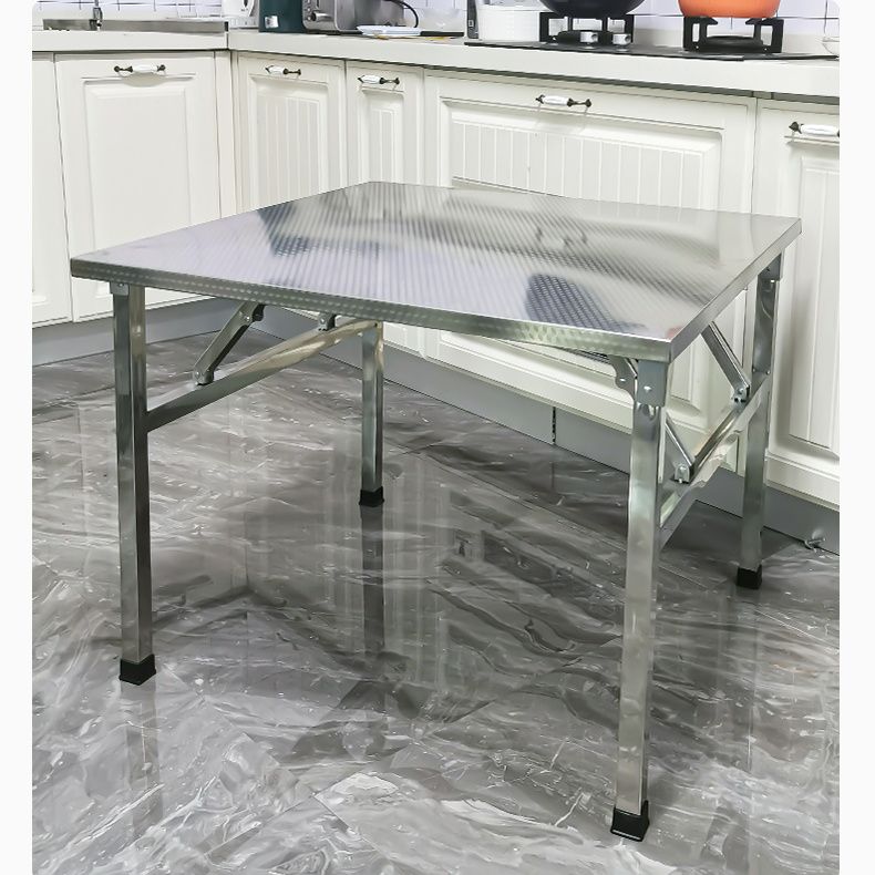 不锈钢折叠桌免安装烤火桌户外烧烤摆摊吃饭桌夜市出摊学生写字桌
