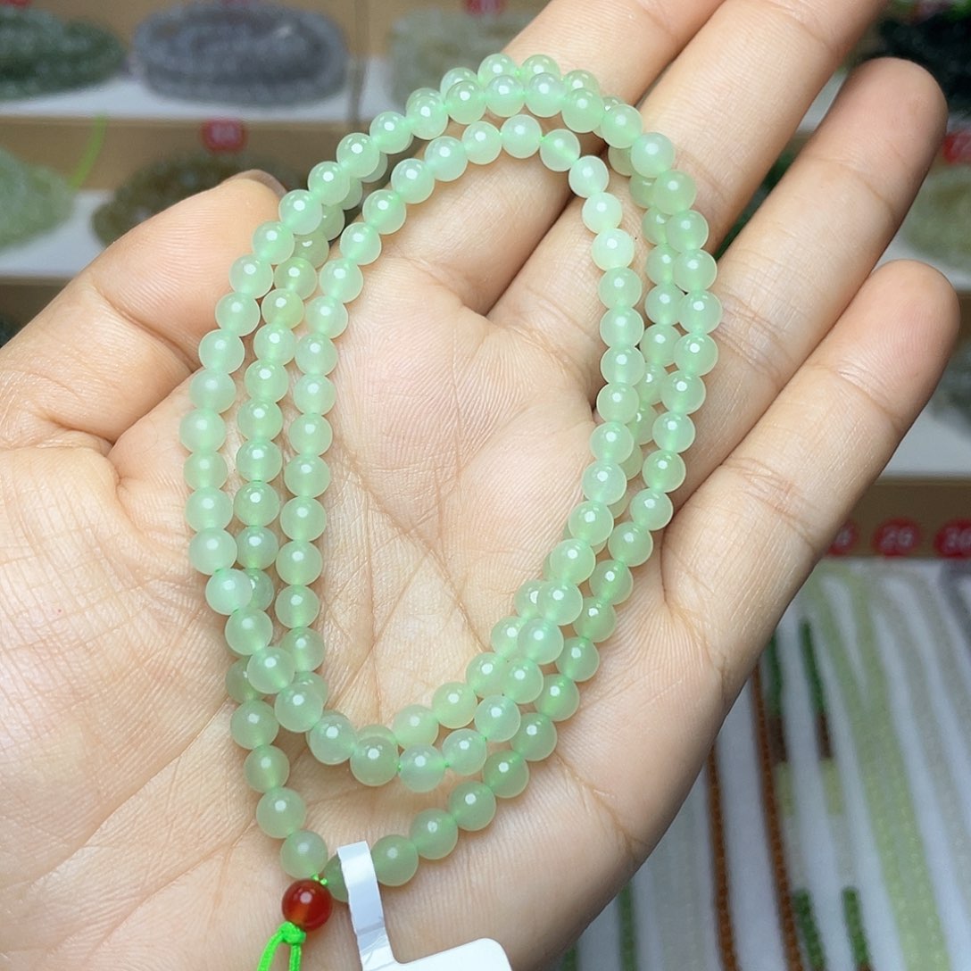 和田玉颈饰未镶嵌5mm