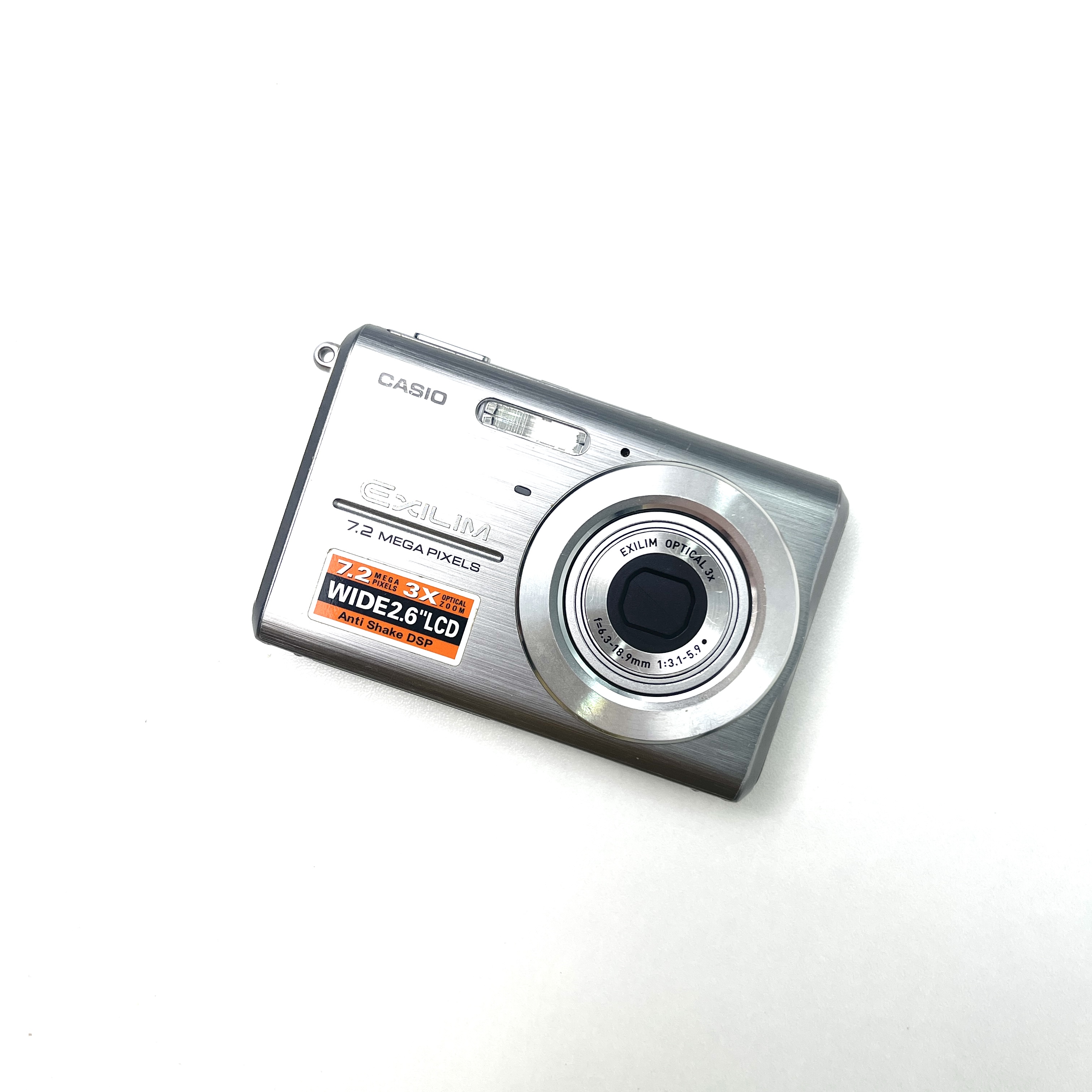 9新 Casio/卡西欧 Z75银色 720万像素 复古奶油机 不支持试用