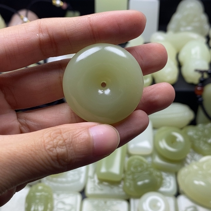 晴水色平安扣30mm