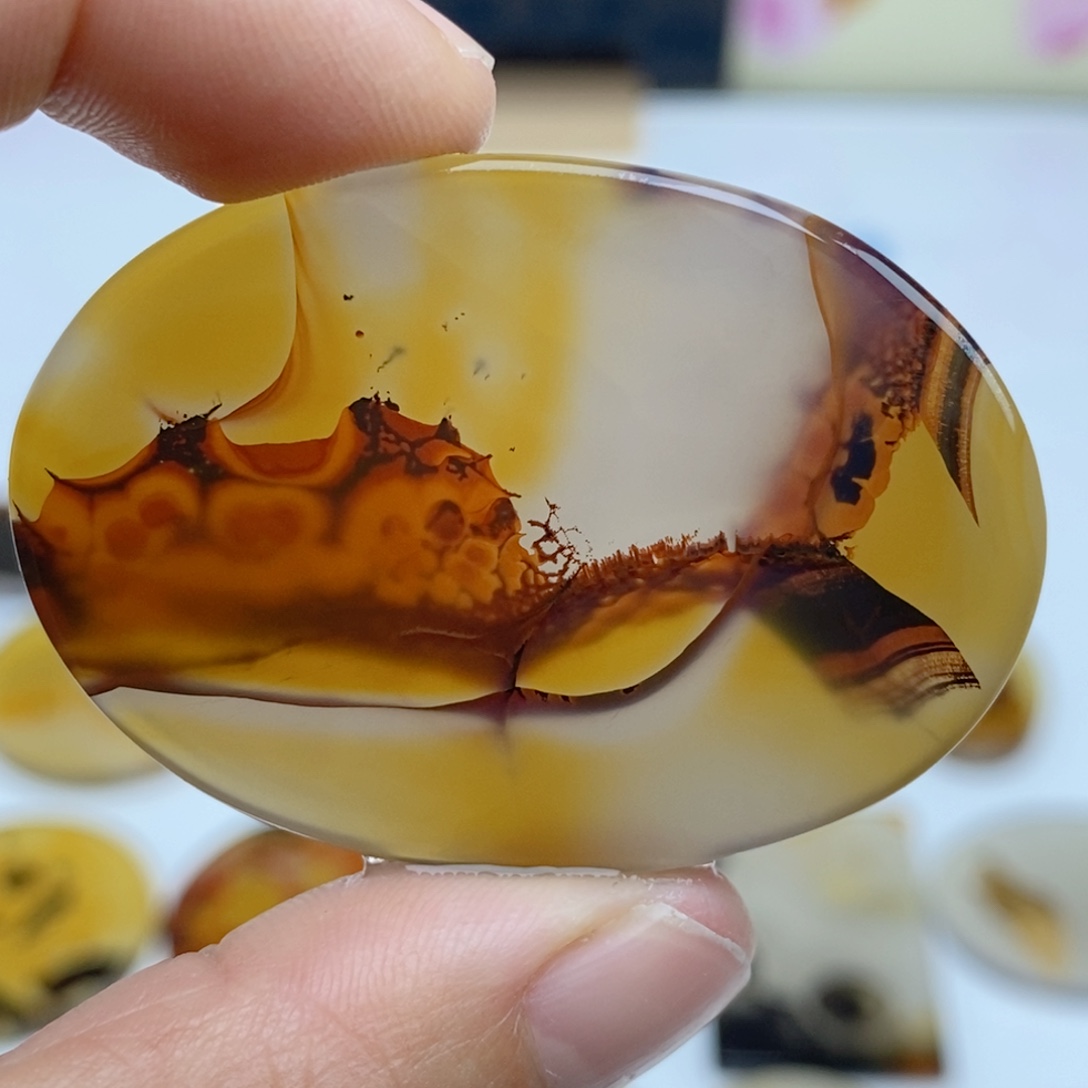 玛瑙/玉髓未镶嵌珠宝半成品