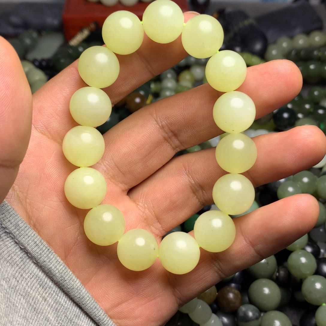 和田玉手链未镶嵌