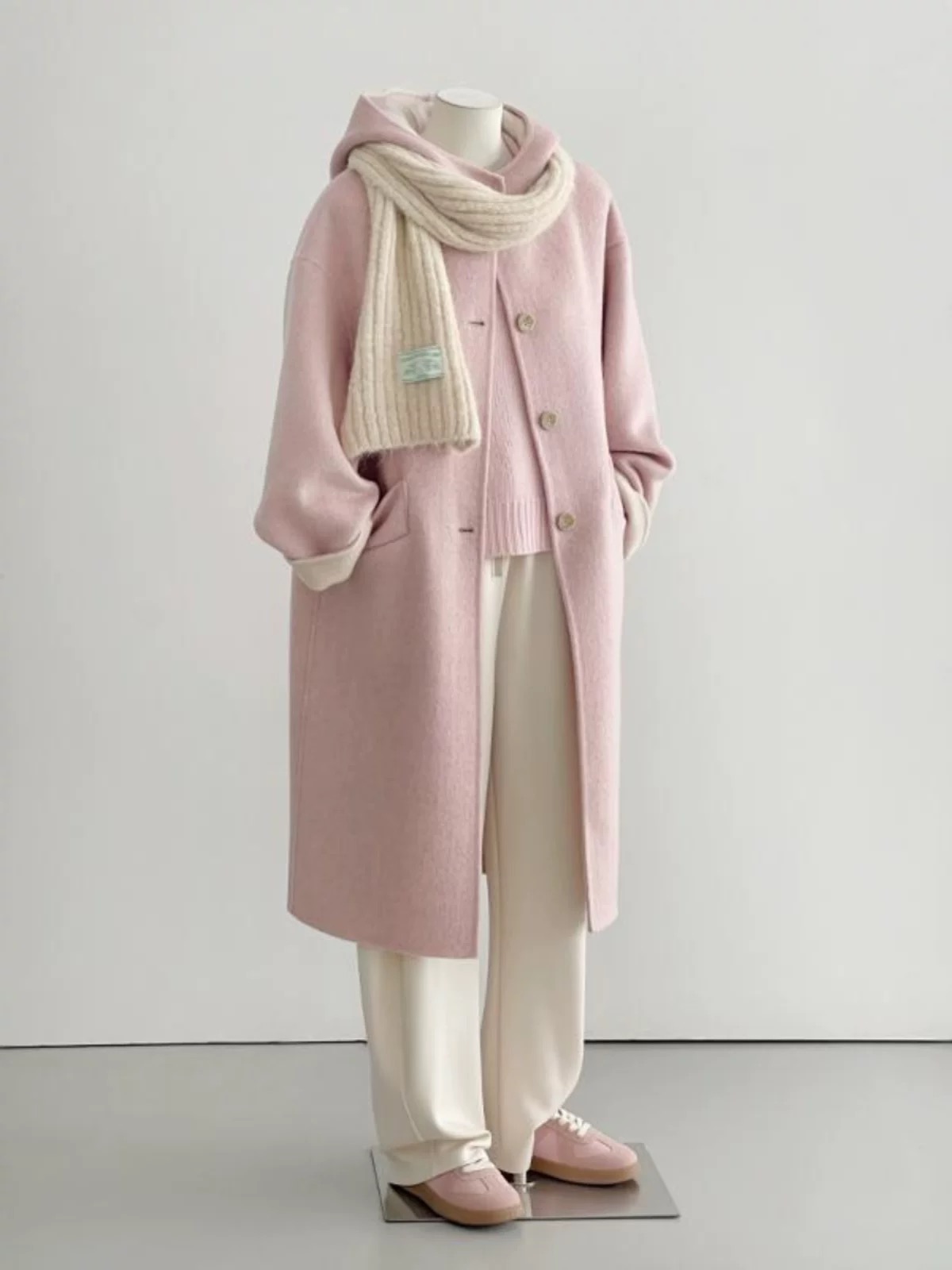 701-900秋冬款纯羊毛大衣中长款