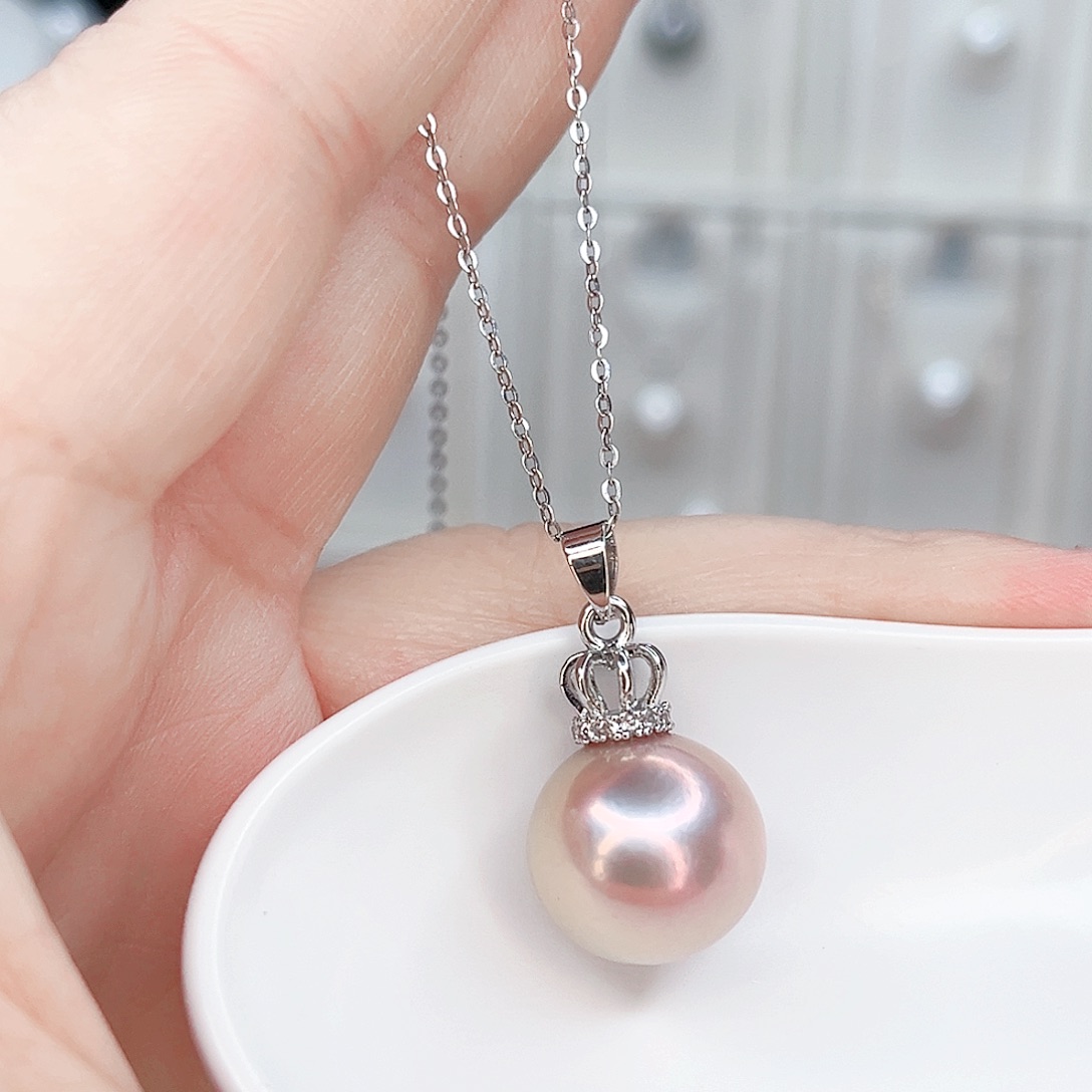 合金淡水珍珠吊坠(赠链)