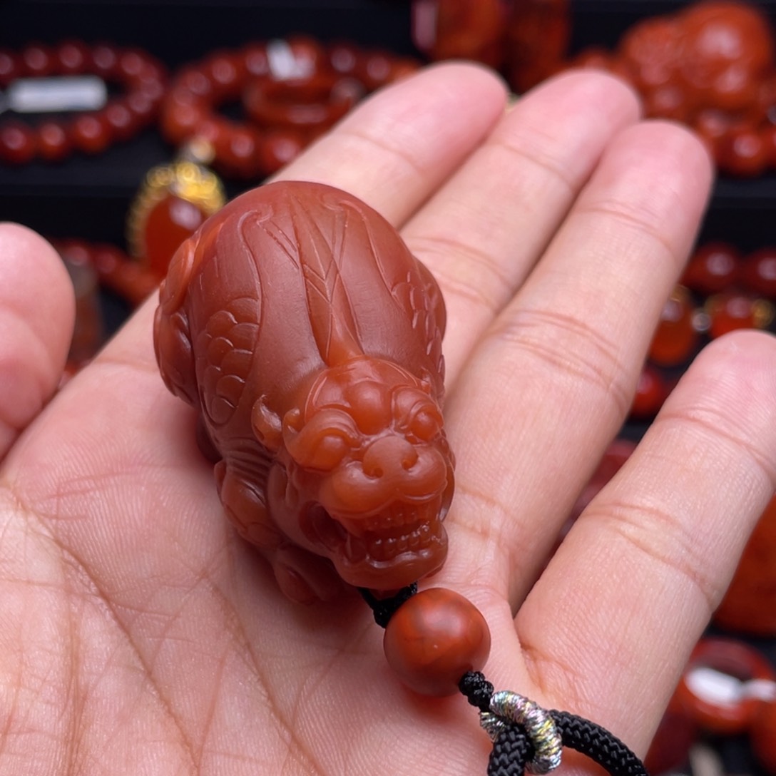 南红玛瑙珠宝奇石未镶嵌吊坠