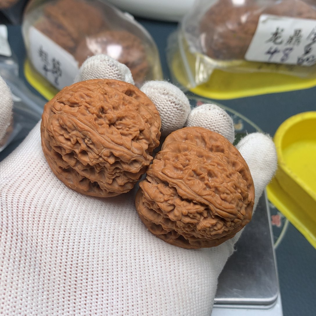 文玩核桃把件素**道42-10289-4