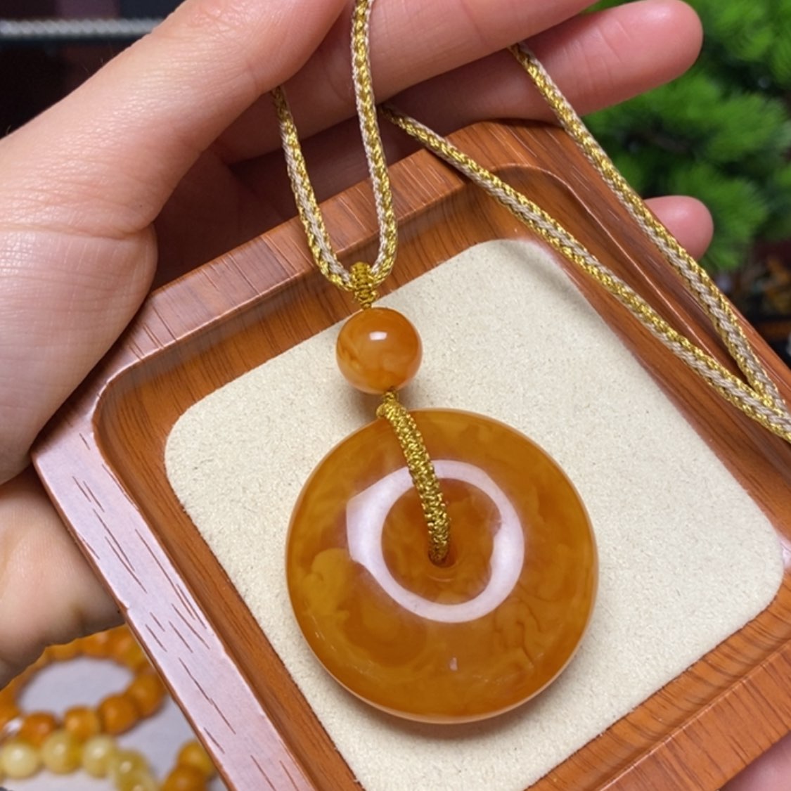 【闪购商品】蜜蜡颈饰未镶嵌项链