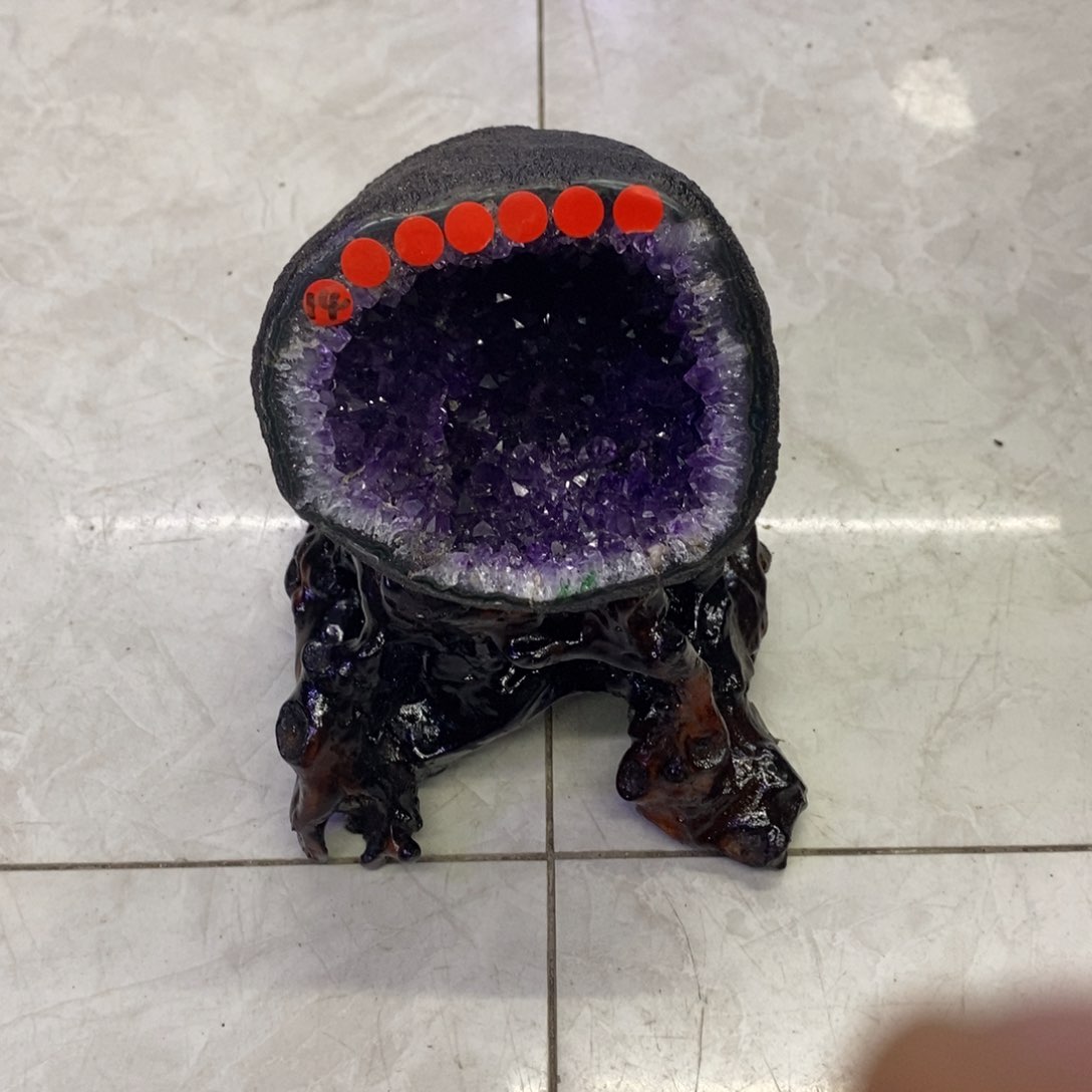 未镶嵌紫晶大型摆件（非配饰）三**剪小葛