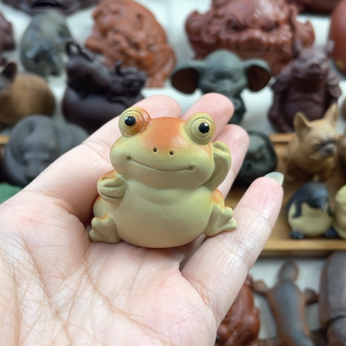 【闪购商品】紫砂茶宠紫砂青蛙