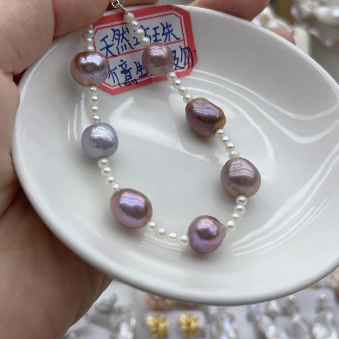 未镶嵌颈饰淡水珍珠