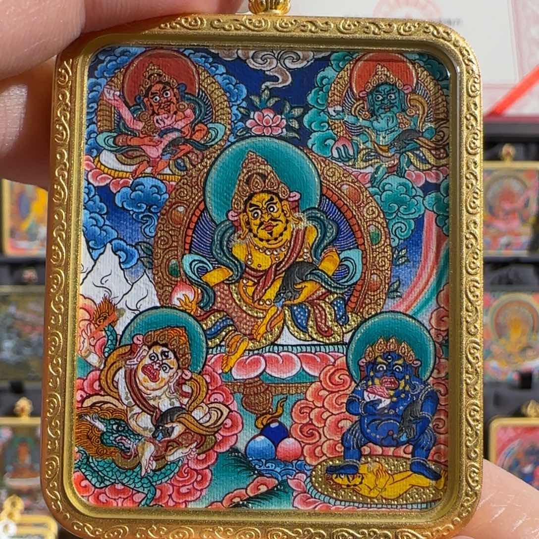 装裱画纯手绘天然矿料 5 路 普华东智绘