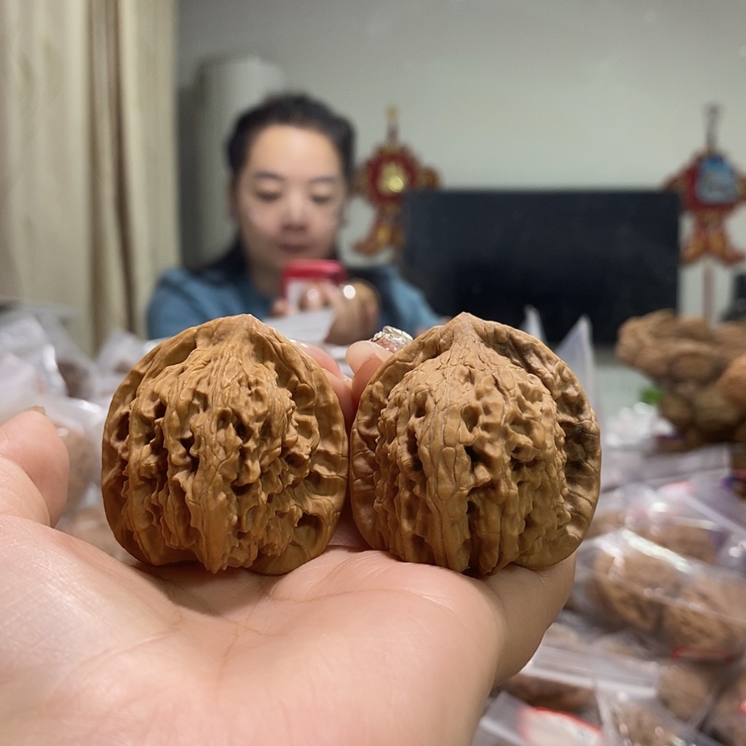 把件文玩核桃41红狮子