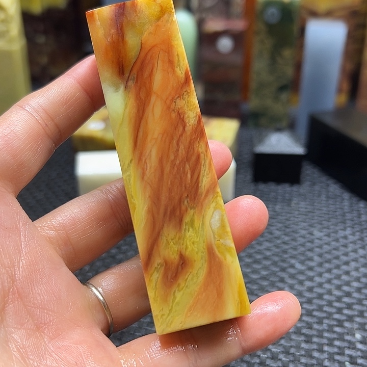 豆***年青田石印章石印章石