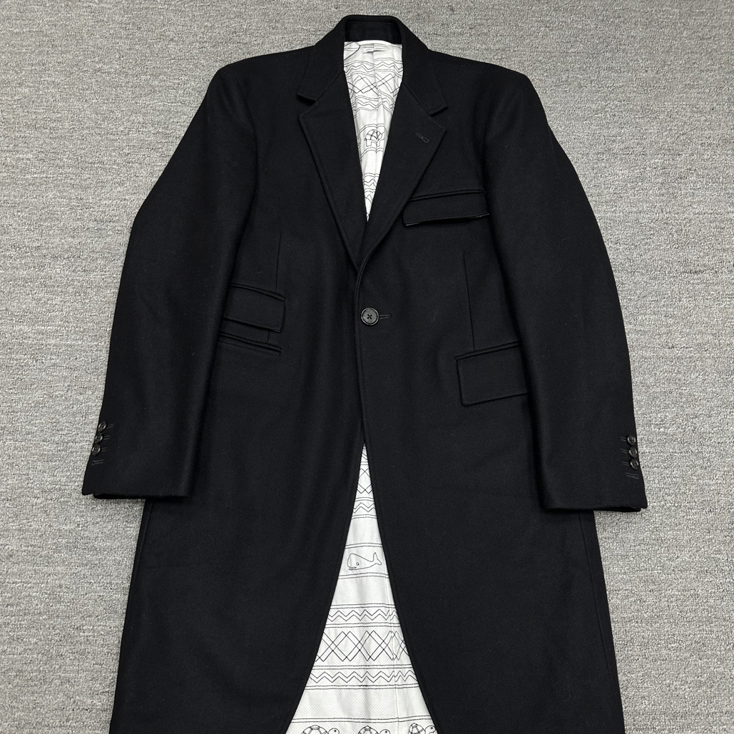 未使用 THOMBROWNE 1码 tb秀款满印大衣 全新