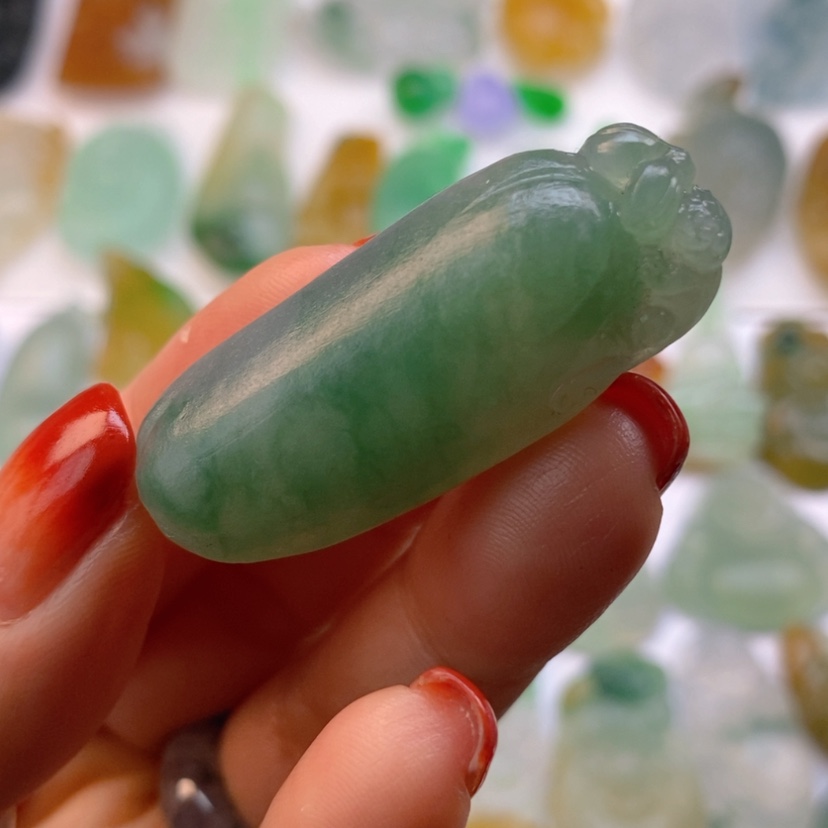 【闪购商品】定制翡翠未镶嵌福瓜