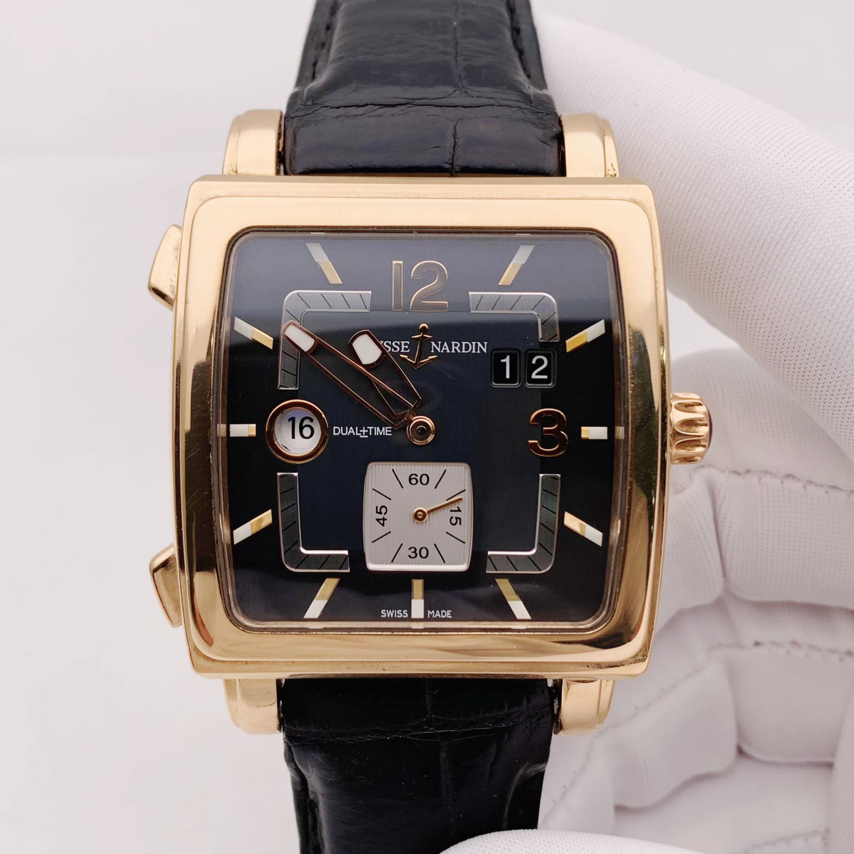 99新 Ulysse Nardin/雅典 双时区246-92｜42x42mm