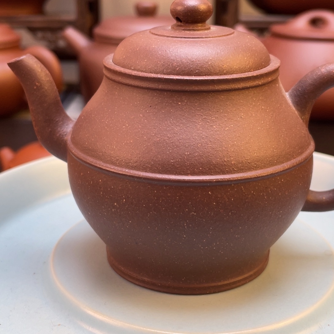 紫砂茶壶采*菇千禧紫泥微瑕宫灯1111111