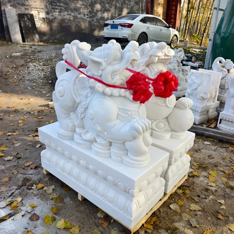 貔貅一对 天然材质 包邮到家不含卸车和安装