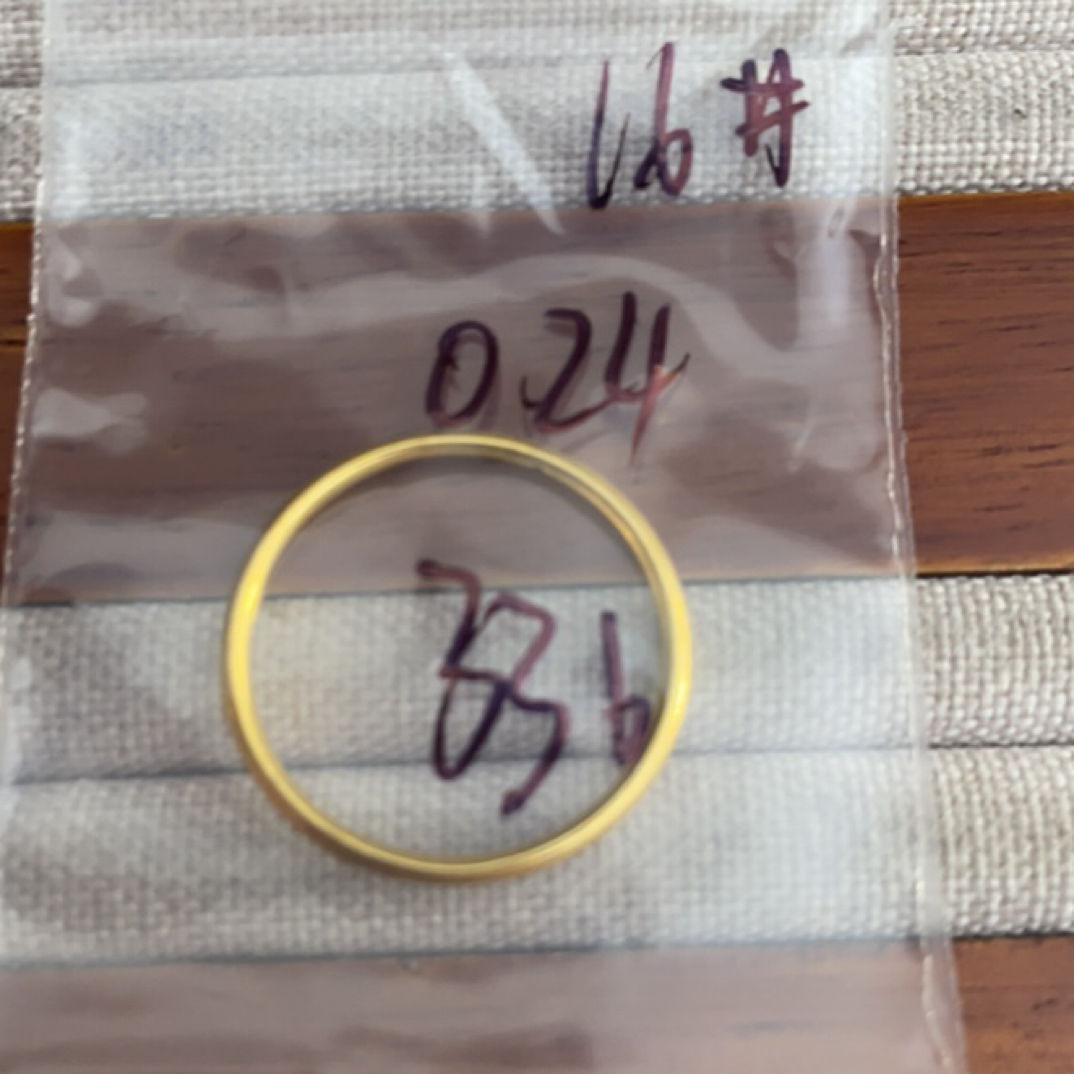 克重0.24 16号 满天星戒指 足金999