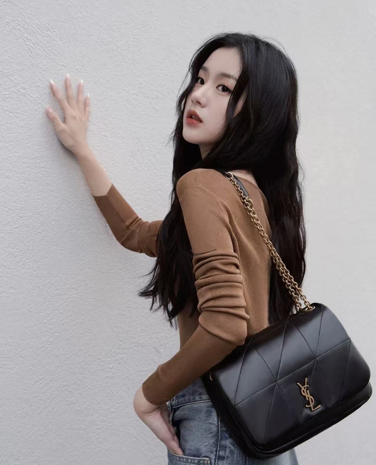 99新 YSL/圣罗兰 jamie 福袋小号黑金/99新/优选