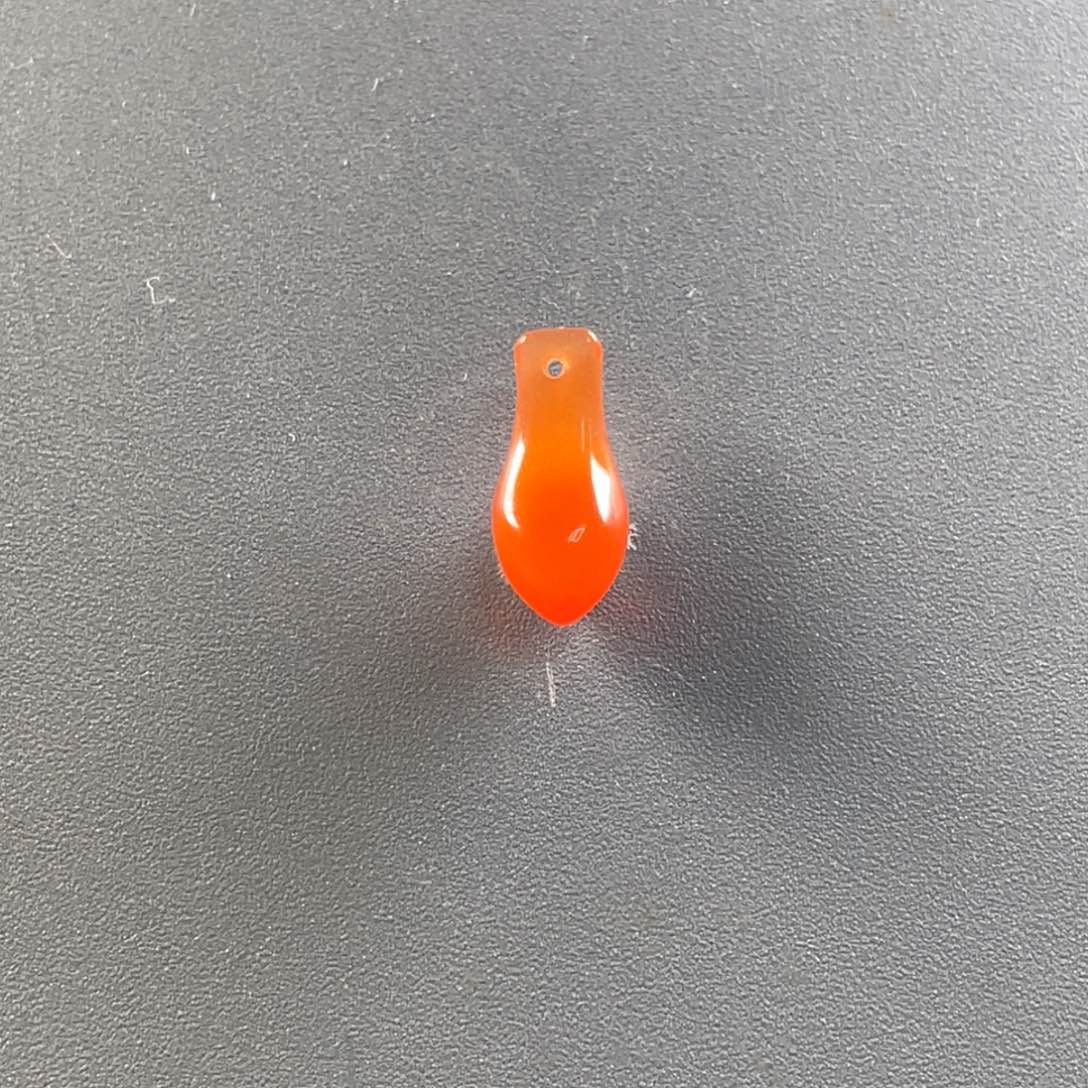 南红玛瑙保山天然原矿杨柳冰红卡子配饰未镶嵌