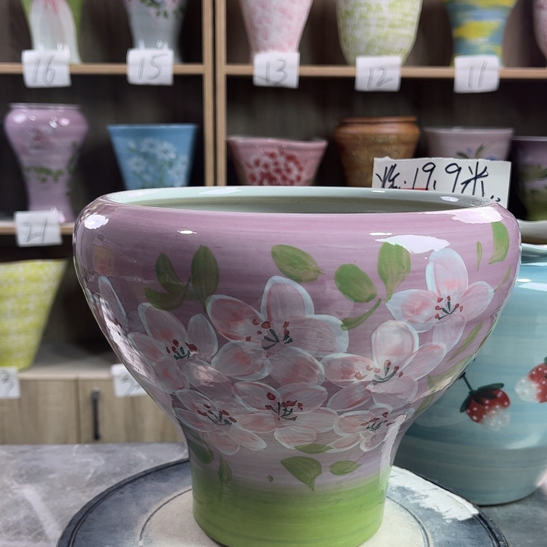 景德镇陶瓷花盆花盆