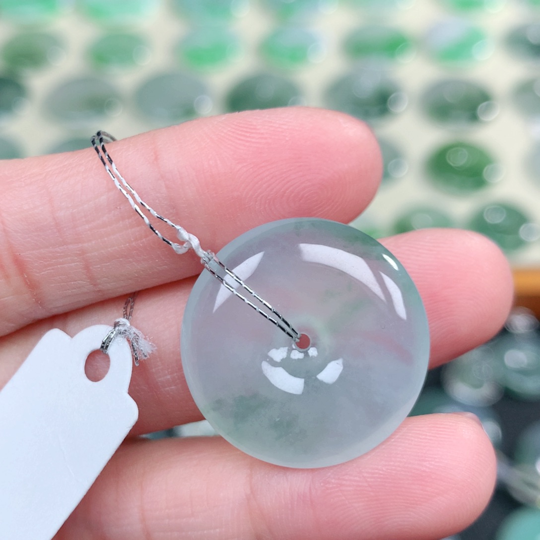 翡翠未镶嵌吊坠(不含链)24-5.5