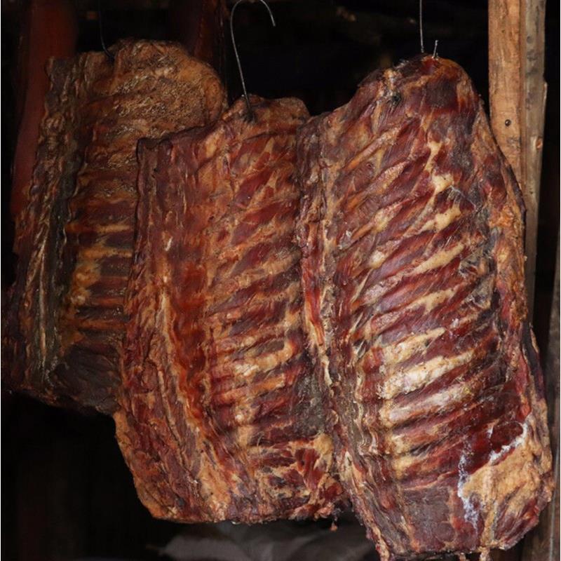 农村腊味四川农村烟熏排骨-cf