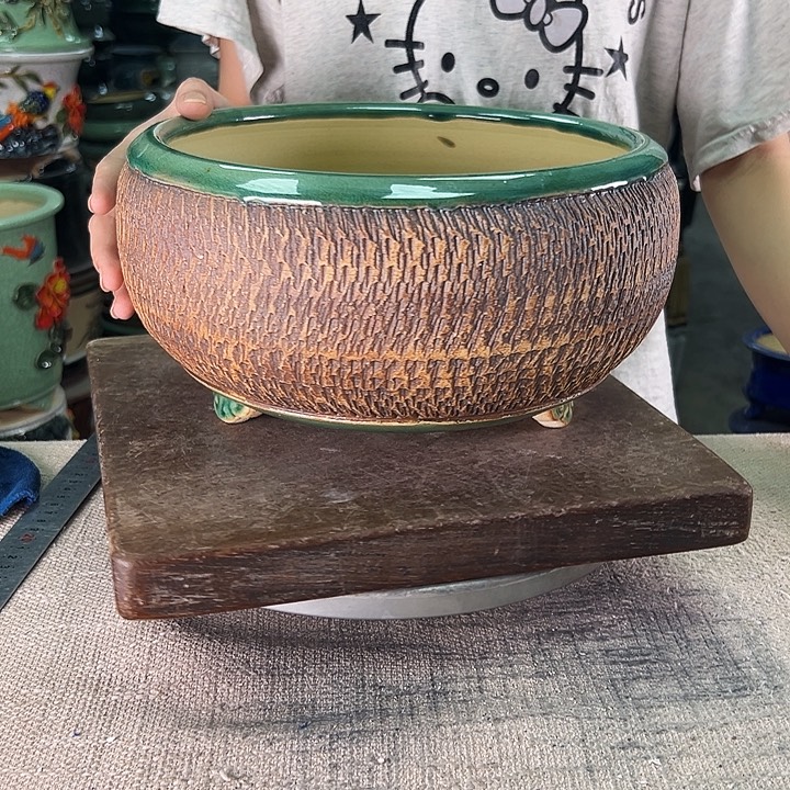 泳坤堂石湾盆陶瓷