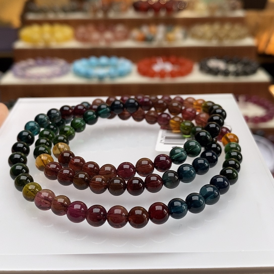 未镶嵌手链碧玺手链