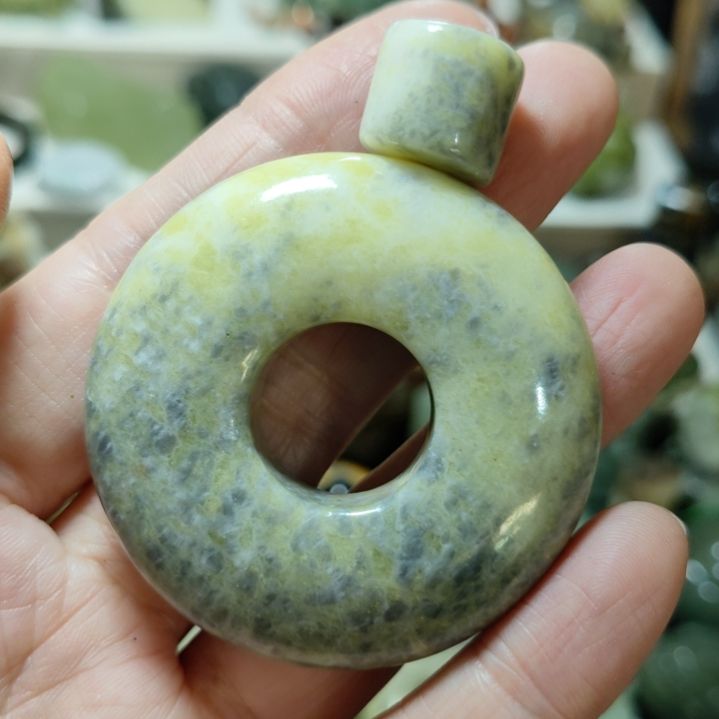 岫玉平安扣未镶嵌